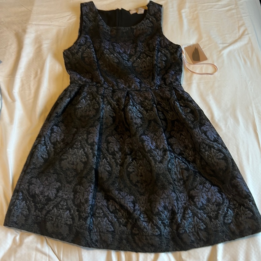 NWT Forever 21 Jacquard Print short sleeveless dress in size XS